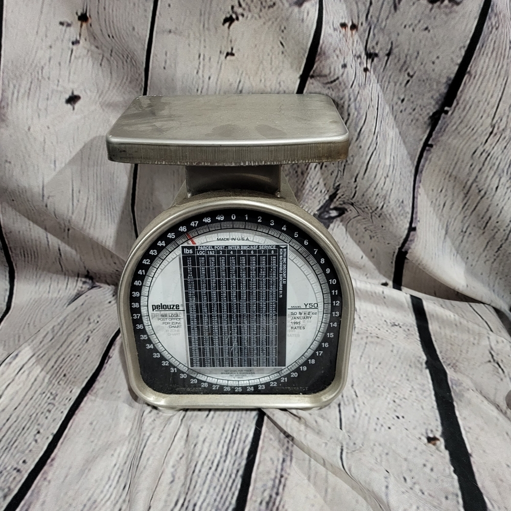 PELOUZE Heavy Duty Mechanical Package Scale 50 lb